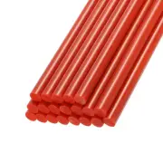 Hot Glue Sticks Mini Adhesive Hot Melt Glue Gun Sticks 0.44" x 10"/Red/20 Pcs