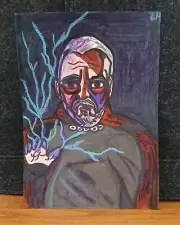 Drawing Count Dooku Star Wars Force Lightning Attack Of The Clones Sith Yoda Art