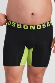 [Bonds] Bonds Men's Chafe Off Trunk in Tahitian Lime Size: XL, Moisture-Wicking XL Tahitian Lime
