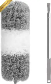 Extendable Microfiber Duster Telescoping Stainless Steel Pole up to 220Cm