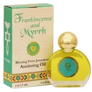 Frankincense & Myrrh Anointing Oil 7.5 ml / 0.25 fl.oz from Holy Land Jerusalem