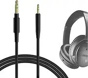 Geekria Audio Cable Compatible with Bose QC Ultra, QuietComfort, QC SE, QC 45, QC 35 II, QC 35, Headphones 700 Headphones Cable, 2.5mm to 3.5mm Replacement Stereo Cord (4 ft/1.2 m)