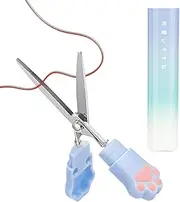Craft Scissors For Kids - Safe Cat-Paw Shaped Child Scissors With Cover,Handed Small School Scissors For Toddler Students Teachers Classroom Children, Craft Supplies