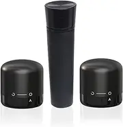 [2 Pack] Red Wine Stopper Vacuum Pump Stoppers,Mini Plug Bottle Cap Sealer for Wine Cava Keep Fresh, Real Vacuum Wine Corks Leak-Proof Design, Easy to Store