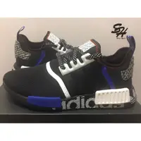 在飛比找蝦皮購物優惠-ADIDAS NMD R1 黑藍 滿版 LOGO FV521