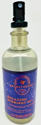BATH & BODY WORKS AROMATHERAPY RELAXING MIDNIGHT SKY CHAMOMILE OIL MIST 5.3 oz