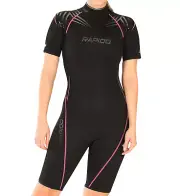 Rapido Superior Flex Neoprene Women's Wetsuit Shorty Scuba Snorkeling Surf Suit