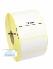 10,000 76mm x 38mm Direct Thermal Labels (76x38) Zebra Type Printer Labels