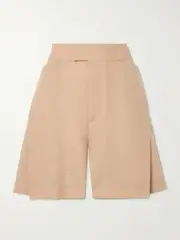 [Victoria Beckham] Victoria Beckham - Wool-blend Shorts - Beige - UK 12 UK 12 Neutrals