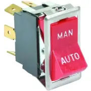(BLOEG) Switch, Rocker, Dpdt, Red