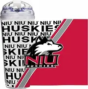 Rico Industries NCAA Florida A&M Rattlers Standard 24oz Acrylic Tumbler with Hinged Lid, Officially Licensed Double Wall Tumbler with Straw