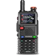 Baofeng UV-5RH PRO GPS Walkie Talkie Multi Band Wireless Copy Frequency NOAA Long Range Two Way Ham Radio Rechargeable P