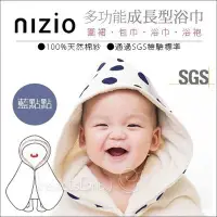 在飛比找Yahoo!奇摩拍賣優惠-✿蟲寶寶✿【英國Nizio】新生兒必備！小蘑菇天然棉紗浴巾 