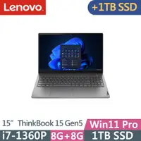 在飛比找PChome24h購物優惠-Lenovo ThinkBook 15 Gen5(i7-13