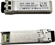 10G SFP+ Transceiver Module, 850nm Multimode, LC Connector, 300M Range,SFP Multi-Mode LC Module, SFP-10GB-SR,Compatible with Meraki,Ubiquiti,Cisco,Mikrotik,Netgear,D-Link and More (1)