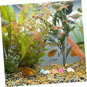 Kisangel 200pcs Nightlight Aquarium Rocks by Decorative Aquarium Pebbles Fish Gravel for Tank Multi-Functional Flowerpot Pebbles