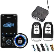 Car Alarm Button - Remote Start with Passive Key | Smart Car Anti-Theft with Wireless Mobile Phone Control Access
