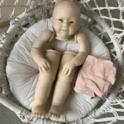 28inch Reborn Doll Kits Parts Newborn Girl Full Body Realistic Baby Toddler Gift