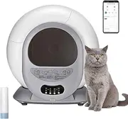 Taily Self Cleaning Cat Litter Box, Automatic Self-Cleaning Litter Box with WiFi App Control/Odor-Removal/Safety Protection, 65L Extra Large Smart Cat Box for Multiple Cats, Easy Clean