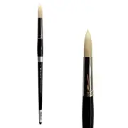 Trekell Hog Bristle Long Handle Artist Brush - Size #12 Round