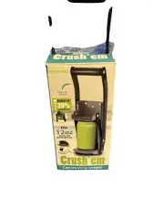 Can Crusher Wall Mounted 12oz Cans With Bottle Opener Brand New