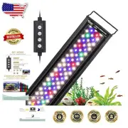 Multi-Color 42W Aquarium LED Light with Timer & DIY Setting for Fish Tanks
