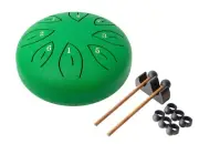 MANO PERCUSSION Green 6" Tongue Drum. Green.
