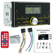 Double Din Car Stereo Radio Bluetooth MP3 Player USB AUX Input In-Dash Head Unit