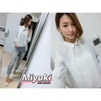 在飛比找蝦皮購物優惠-知名賣家Miyuki in jp 日本品牌設計款 透視白襯衫