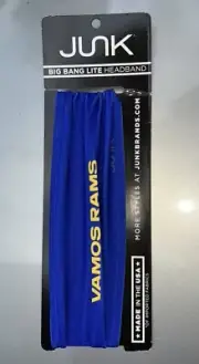 Junk Brands Los Angeles Rams Vamos Rams Big Bang Lite Headband Brand New!