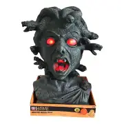 Halloween Medusa Head Light Up Decor Motion Activated TALKING NIB by RiteAid VTG