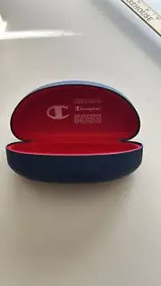 Sunglasses case Champion Hard Clam Shell Blue Case For Eyeglasses Sunglasses