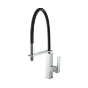 Swivel Pull Down Out Spout Kitchen Laundry Sink Mixer Tap Faucet Chrome