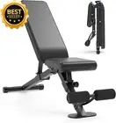 Adjustable Weight Bench Foldable Full Body Workout Incline Decline Flat Exercise