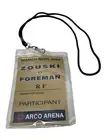 Zouski vs Foreman Passes & Lanyards Big George Foreman (2023)