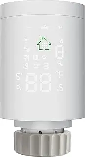 zolyet Weekly Programmable tatic Valve WiFi Radiator Temperature Controller APP Remote Control Backlit Screen