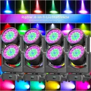 380W Ultra-Bright Zoom Beam Moving Head Light 19LED RGBW DJ Wash Stage Lighting