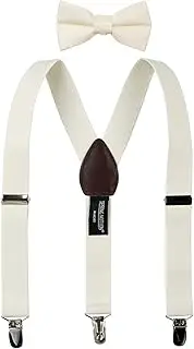 [Spring Notion] Boys' Suspenders and Solid Color Bowtie Set
