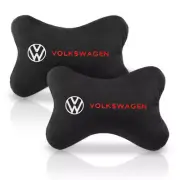 Car Headrest Cover Auto Seat Cover Head Neck Rest Pillow for VW Volkswagen Golf