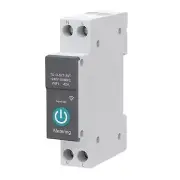 WiFi Smart Circuit Breaker Switch With Metering Remote Control DIN Rail Tuya APP