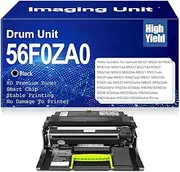 56F0ZA0 Drum Unit High Yield Compatible for Lexmark MS321 MS421 MS521 MS621 MS622 MX321 MX421 MX521 MX522 MX622 MB2328 MB2442 MB2546 MB2650 XM1242 Printers,56F0ZA0 Black-1PC