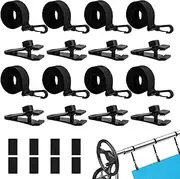 Pool Cover Reel Straps | Pool Cover Straps for Reel | Heat-Retaining Grommets with Hooks Clips Replacement for Outdoor Recreation Exercise Vacation