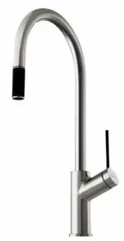 Oliveri VILO PULL OUT MIXER 464mm Ceramic Disc, Lever Handle POLISHED CHROME