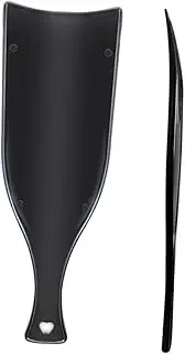 Salon Hairdressing Tool 2pcs Large Size Hair Coloring Board Hair Beauty Tool Kit Hair Dyeing Plate for Home Use Black