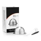 Stainless Steel Reusable Refillable Coffee Pod Capsules Kit For Nespresso Vertuo