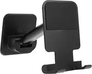 FONDOTIN Folding Wall Mounted Phone Holder Adhesive Phone Rack for Hands Viewing Compatible with Surfaces for Bathroom Kitchen and Live Streaming