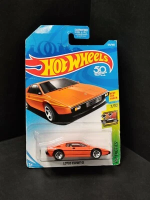 Hot Wheels Lotus Esprit S1 7/10 125/365 HW Exotics Orange NIB