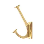 Hickory Hardware S077192-BGB-14B Skylight 1-1/2" Wide Double Bath Robe Hook, Bru