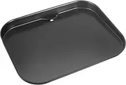 WELL GRILL Flat Top Griddle Plate Cast Iron Grill Pan for Ninja XSKGRDPLT Woodfire Grills OG700 Series, Non-Stick Griddle Plate for Gas Hob, Insert