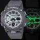 【CASIO 卡西歐】G-SHOCK 綠光系列運動手錶(GA-2000HD-8A)
